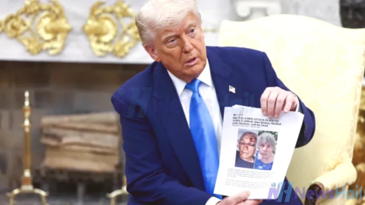 Trump Confronts South Africa's Ramaphosa in Oval Office Over White Farmer Issue